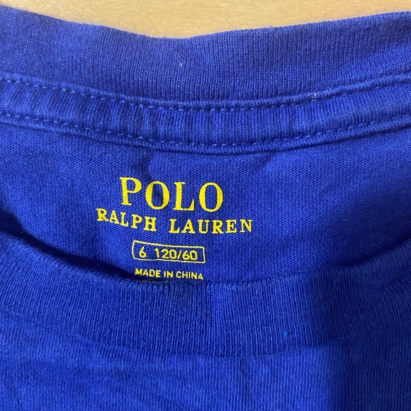 Polo Ralph Lauren Tee Size 6 (AS) - Picture 7 of 9